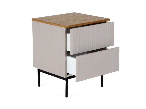 Тумба прикроватная Mikko бежевый, дуб — изображение 4