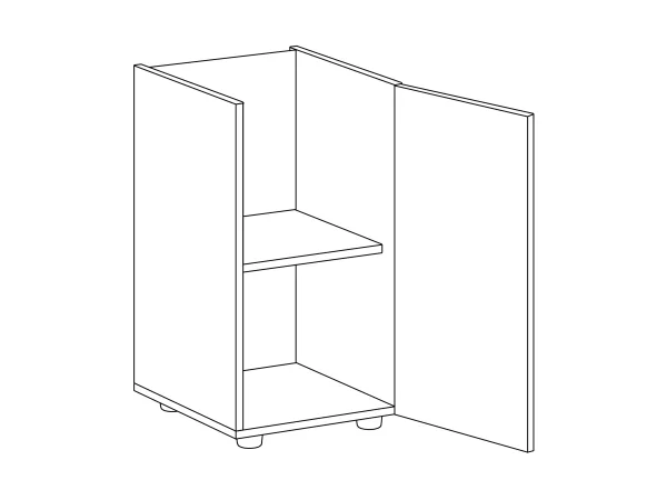 Тумба с дверью Modus белый — изображение 2