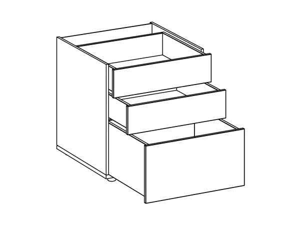 Тумба с ящиками Modus серый — изображение 2