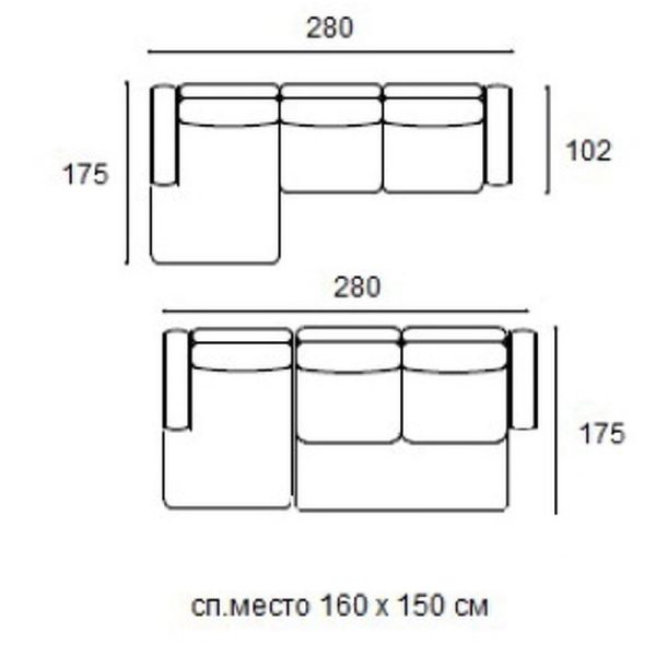 Угловой диван-кровать Boston Nice (c оттоманкой)  SELECTION, MOD INTERIORS — изображение 4