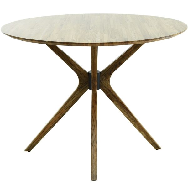 Стол «Вегас» D110, светлый дуб/патина — изображение 2