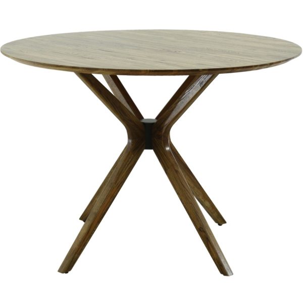 Стол «Вегас» D110, светлый дуб/патина — изображение 3