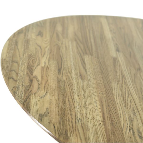 Стол «Вегас» D110, светлый дуб/патина — изображение 5