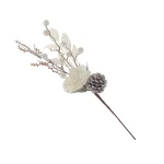 Ветка декоративная Роза с шишкой