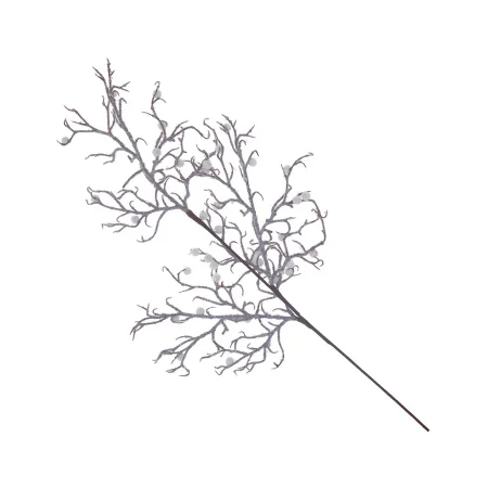 Ветка декоративная с белыми ягодами