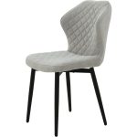 Стул «Вилла», велюр Бренди силвер, каркас черный — изображение 2