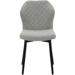 Стул «Вилла», велюр Бренди силвер, каркас черный — изображение 4