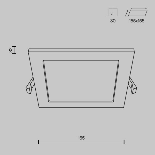 Встраиваемый светильник Technical DL020-6-L12W — изображение 2