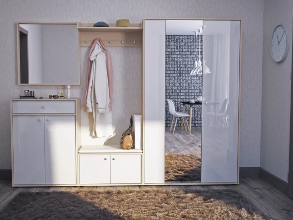 Зеркало настенное Latte ясень коимбра — изображение 4