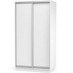 Шкаф-купе «Тетрис» 120/220 ДД, Белый жемчуг