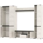 Стенка «Гретта-3», Крафт белый/Антрацит — изображение 5