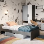 Тумба ТВ «Квадро» 100, Антрацит/Дуб эндгрейн/Шиншилла/Белый — изображение 4