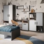 Тумба ТВ «Квадро» 100, Антрацит/Дуб эндгрейн/Шиншилла/Белый — изображение 5