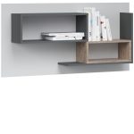 Полка «Квадро» 120, Антрацит/Дуб эндгрейн/Шиншилла — изображение 2