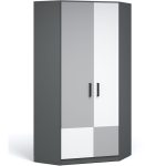 Шкаф «Квадро», Антрацит/Шиншилла/Белый — изображение 2