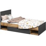 Кровать «Лацио Сканди» 90, Вотан/Сканди графит — изображение 2