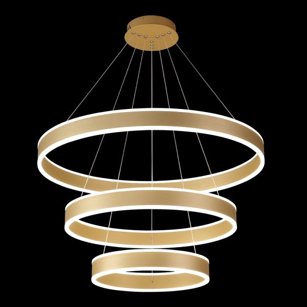 Люстра Crystal Lux MUCHOS SP158W LED GOLD — изображение 4