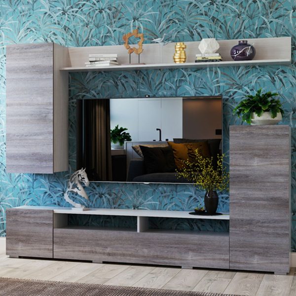 Стенка «Мия», ясень анкор/дуб клабхаус — изображение 2