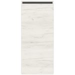 Шкаф пенал «Гретта» 1С навесной, Крафт белый-Антрацит — изображение 3