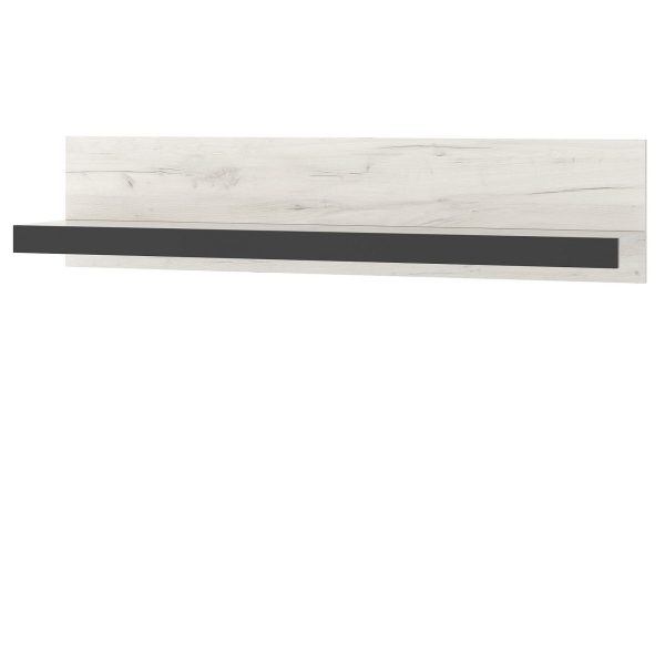 Полка «Гретта», Крафт белый/Антрацит — изображение 2