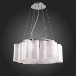 SL117.503.06 Люстра подвесная ST-Luce Серебристый/Белый с полосками E27 6*60W ONDE — изображение 5