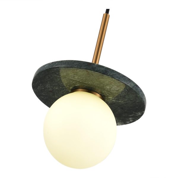 SL1191.363.01-Светильник-подвесной-ST-Luce-ЛатуньЛатунь-Зеленый-G9-LED-15W-4000K-NEBULA-2 SL1191.363.01 Светильник подвесной ST-Luce Латунь/Латунь, Зеленый G9 LED 1*5W 4000K NEBULA — изображение 3