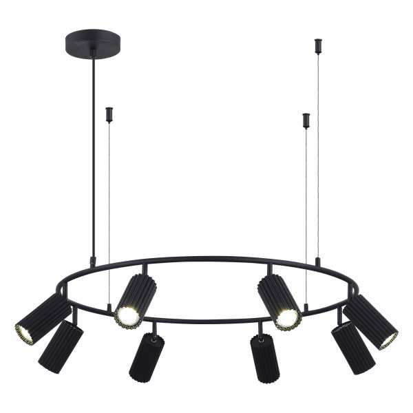 SL1213.403.08 Светильник подвесной ST-Luce Черный/Черный GU10 8*5W 4000K KENDO — изображение 5