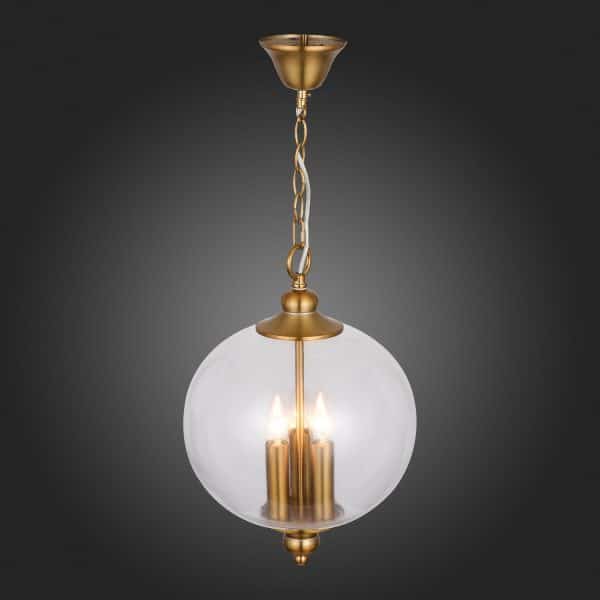 SL362.203.03 Светильник подвесной ST-Luce Золотистый/Прозрачный E14 3*60W LATERIA — изображение 5