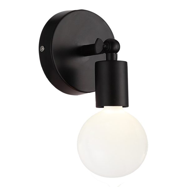 SL419.401.01 Светильник настенный Черный E27 1*60W ANO — изображение 2
