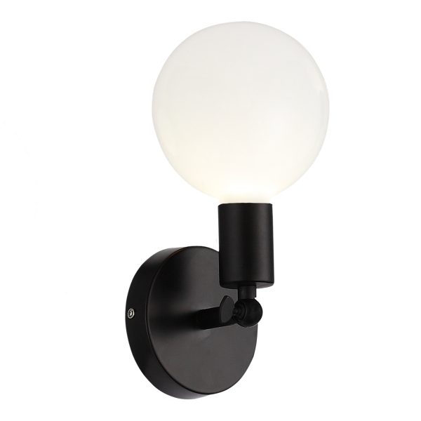 SL419.401.01 Светильник настенный Черный E27 1*60W ANO — изображение 3