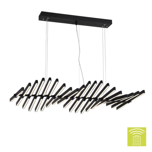 SLD001.403.20-Люстра-подвесная-ST-Luce-ЧерныйЧерный-Белый-LED-205W-3000-6000K-PICODI-2 SLD001.403.20 Люстра подвесная ST-Luce Черный/Черный, Белый LED 20*5W 3000-6000K PICODI — изображение 3