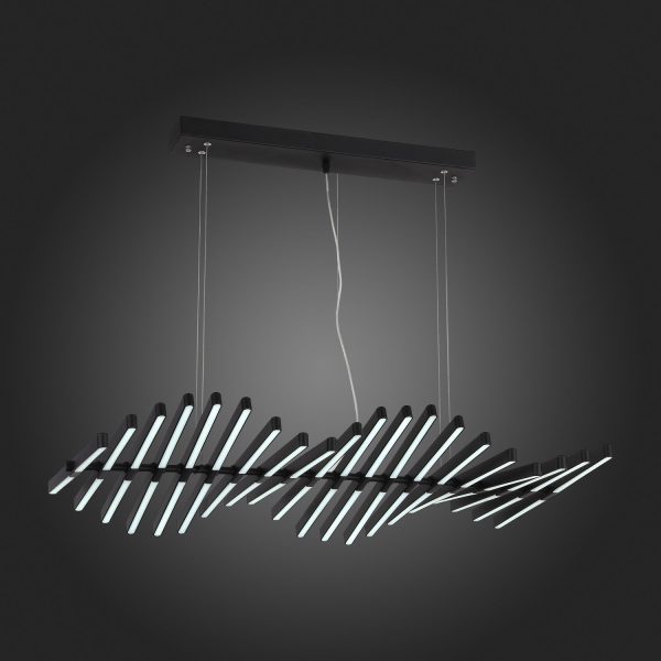 SLD001.403.20-Люстра-подвесная-ST-Luce-ЧерныйЧерный-Белый-LED-205W-3000-6000K-PICODI-4 SLD001.403.20 Люстра подвесная ST-Luce Черный/Черный, Белый LED 20*5W 3000-6000K PICODI — изображение 5