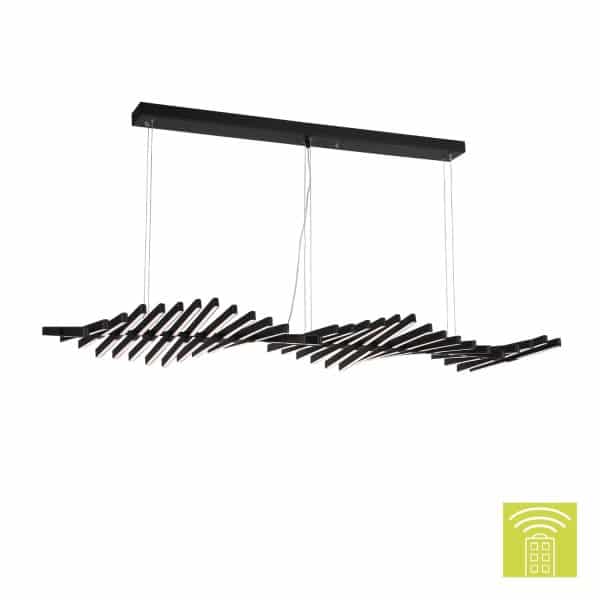 SLD001.403.30 Люстра подвесная ST-Luce Черный/Черный, Белый LED 30*5W 3000-6000K PICODI — изображение 3