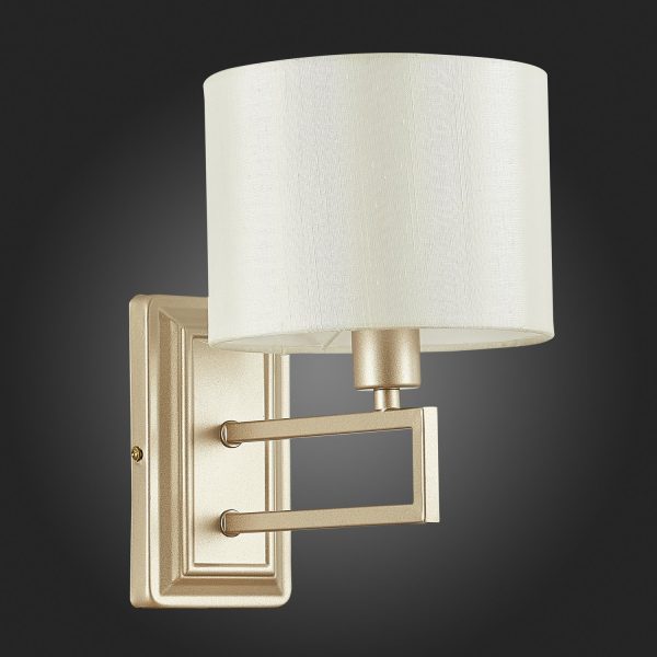 SLE105801-01 Светильник настенный Матовое золото/Белый E14 1*40W DANAE — изображение 5