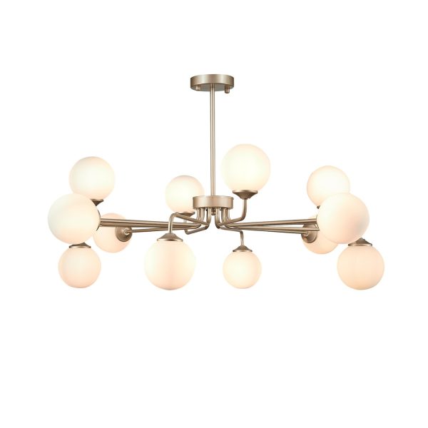 SLE106203-12 Светильник подвесной ST-Luce Золотистый/Белый G9 LED 12*5W REDJINO — изображение 3