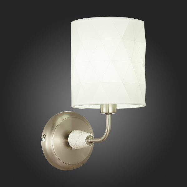 SLE107801-01 Светильник настенный Никель/Белый E14 1*40W MILI — изображение 2