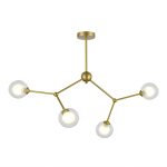 SLE1106-203-04 Светильник подвесной Золотистый/Прозрачный