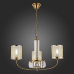 SLE1119-303-03 Светильник подвесной Латунь/Шампань E14 3*40W ELLISSE — изображение 2