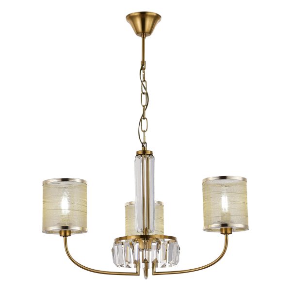 SLE1119-303-03 Светильник подвесной Латунь/Шампань E14 3*40W ELLISSE — изображение 3