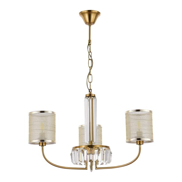 SLE1119-303-03 Светильник подвесной Латунь/Шампань E14 3*40W ELLISSE — изображение 4