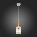 SLE114503-01 Подвес Белый, Светлое дерево/Белый, Прозрачный E27 1*60W ABIRITTO — изображение 5