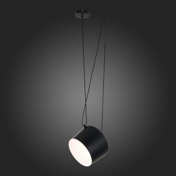 SLE120643-01 Подвес Черный/Черный E27 1*40W TRIESTE — изображение 2