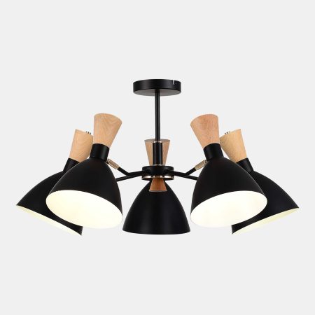 SLE1256-402-05 Светильник потолочный Черный/Черный