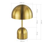 SLE1806-204-01 Прикроватная лампа Латунь/Латунь LED 1*3W 3000-6000K ECLAT — изображение 5