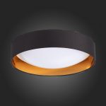 SLE201102-01 Светильник потолочный Черный, Золотистый/Белый LED 1*24W 4000K ORBIO — изображение 5