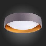 SLE201112-01 Светильник потолочный Серый, Золотистый/Белый LED 1*24W 4000K ORBIO — изображение 5