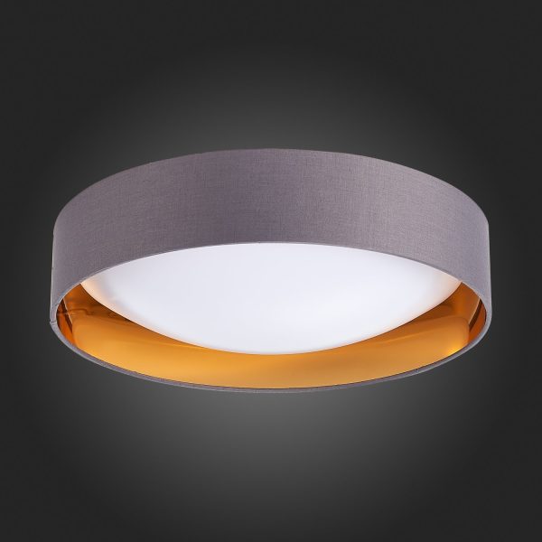 SLE201112-01 Светильник потолочный Серый, Золотистый/Белый LED 1*24W 4000K ORBIO — изображение 5
