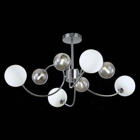 SLE220912-08 Светильник потолочный Хром/Белый