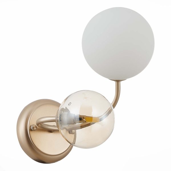 SLE220921-02 Светильник настенный Золотистый/Белый, Янтарный G9 LED 2*5W FORMAE — изображение 4