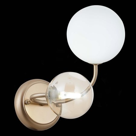 SLE220921-02 Светильник настенный Золотистый/Белый